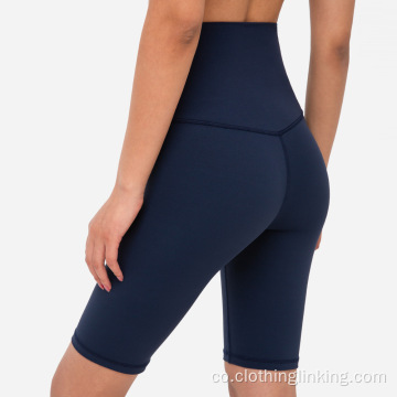 Pulsanti di yoga di cotone per allenatu à u leggings